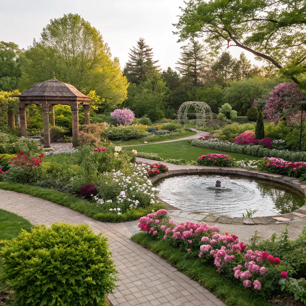 A beautifully designed garden
